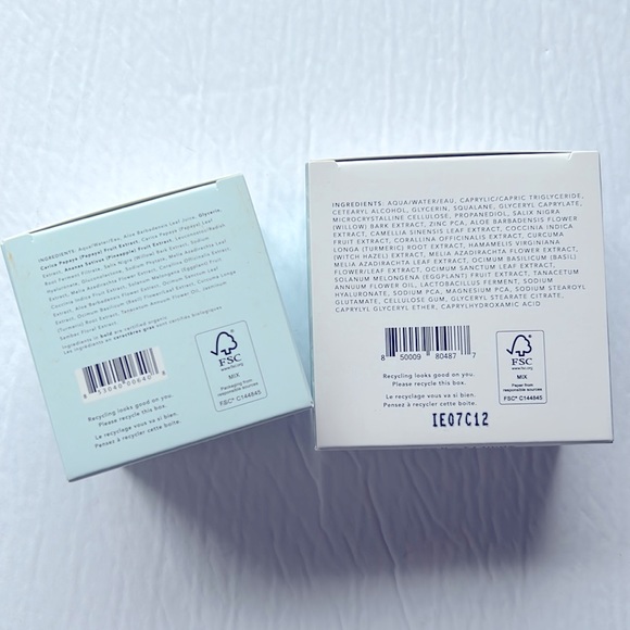 Herbivore Blue Tansy Mask & Aquarius Pore Purifying Pore Clarity Cream S… - Picture 3 of 3